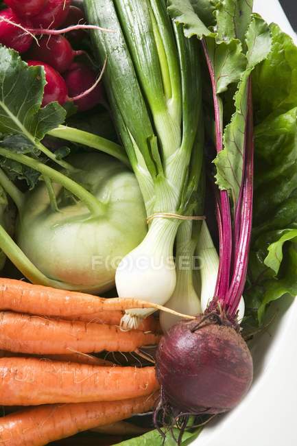 Verduras frescas maduras: zanahorias - foto de stock
