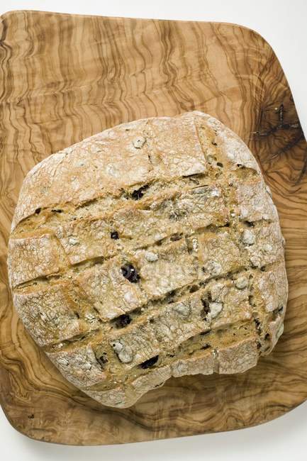 Crusty olive bread — Stock Photo