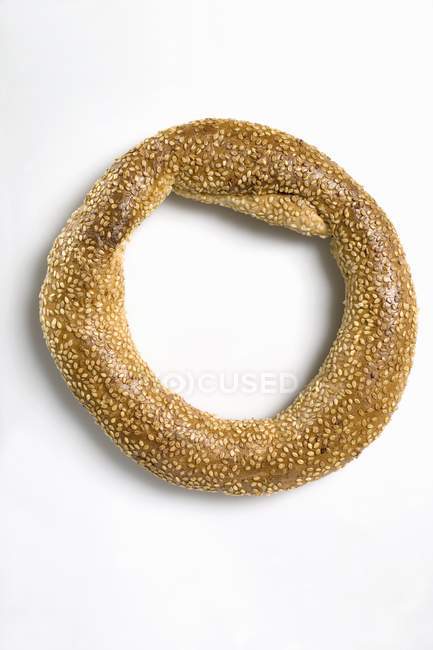 Baked Sesame ring — Stock Photo