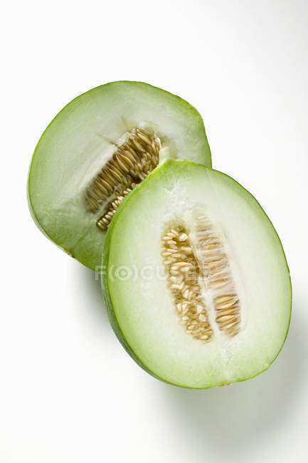 Grüne Honigmelone — Stockfoto