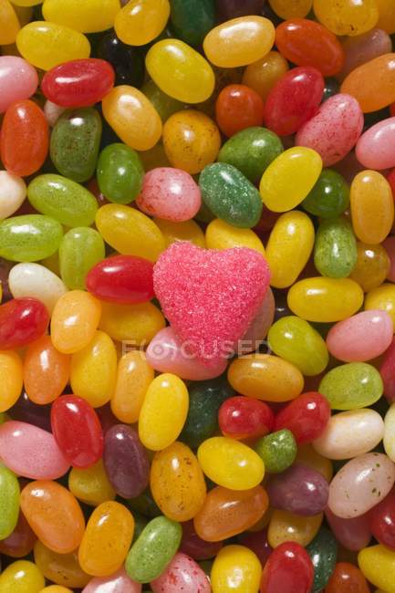 Coloured jelly beans — Stock Photo
