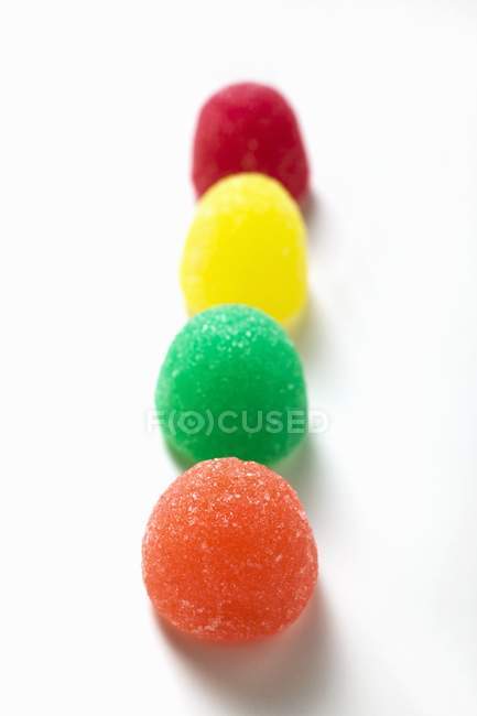 Dulces de gelatina de colores - foto de stock