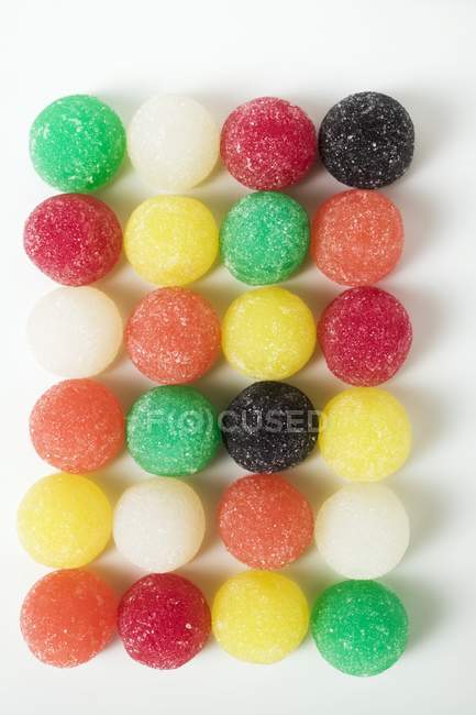 Dulces de gelatina de colores - foto de stock