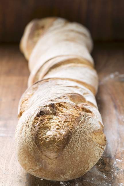 Rustic French bread stick — Stock Photo