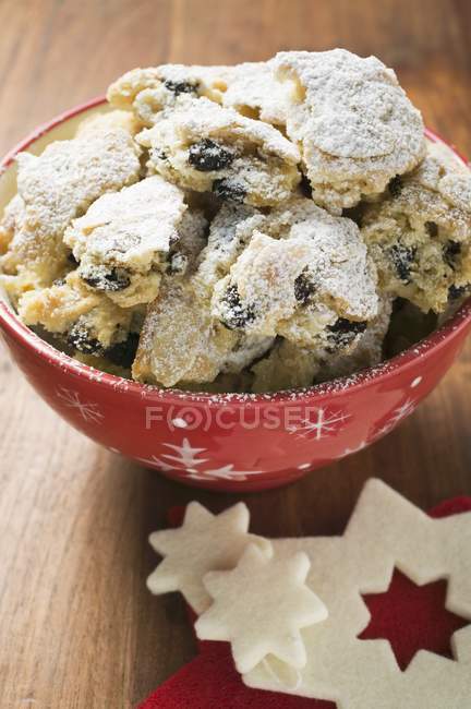 Stollen pieces for Christmas — Stock Photo