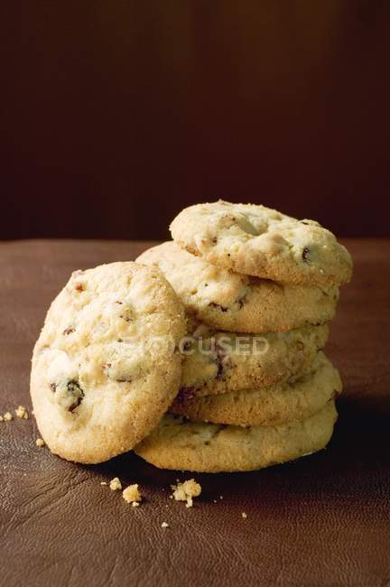 Pile of cranberry cookies — Stock Photo