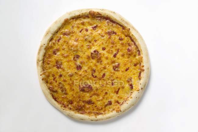 Baked Pizza Margherita — Stock Photo