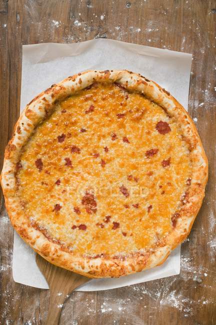 Pizza all'americana Margherita — Foto stock