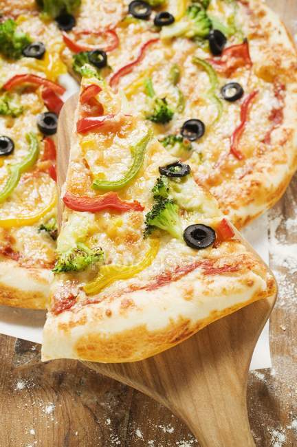 Pizza aux légumes à l'américaine — Photo de stock