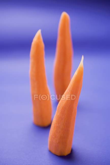 Fresh peeled carrots — Stock Photo