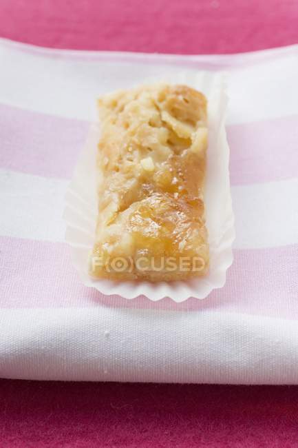 Almond finger with jam — Stock Photo