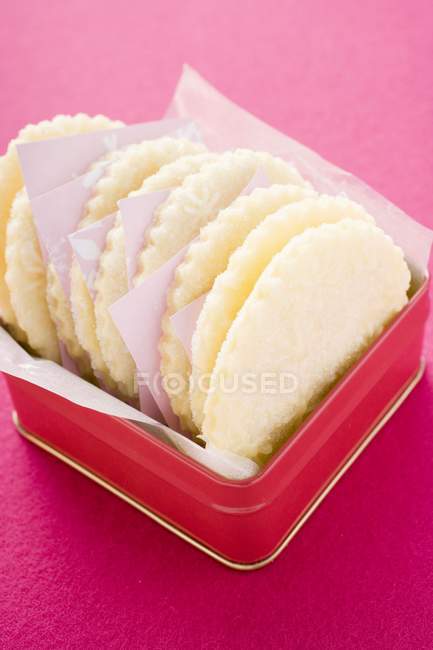 Biscuits with icing stars — Stock Photo