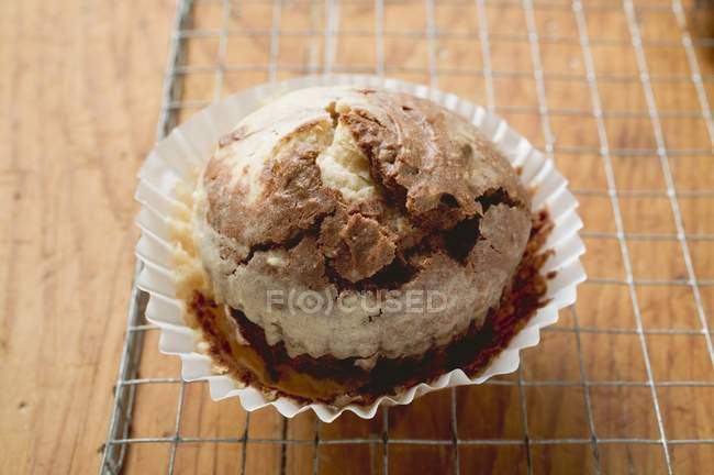 Cioccolato e muffin alla vaniglia — Foto stock