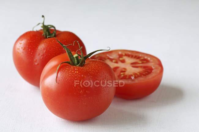 Pomodori freschi rossi — Foto stock