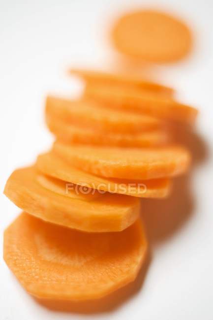 Fresh sliced carrot — Stock Photo
