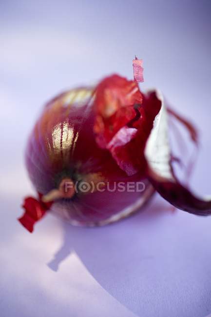 Avvicinamento della cipolla rossa — Foto stock