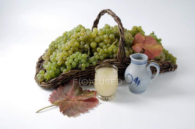 Raisins verts frais — Photo de stock