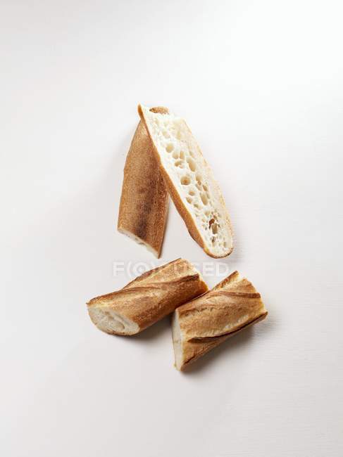 Baguette tranchée en grains — Photo de stock