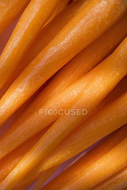 Peeled fresh Carrots — Stock Photo