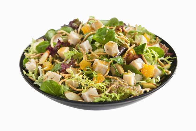 Salada asiática com Turquia — Fotografia de Stock