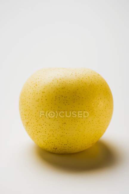Peral Nashi amarillo fresco - foto de stock