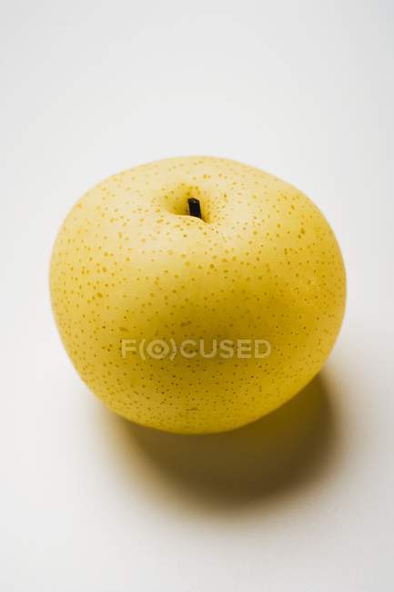 Peral Nashi amarillo fresco - foto de stock