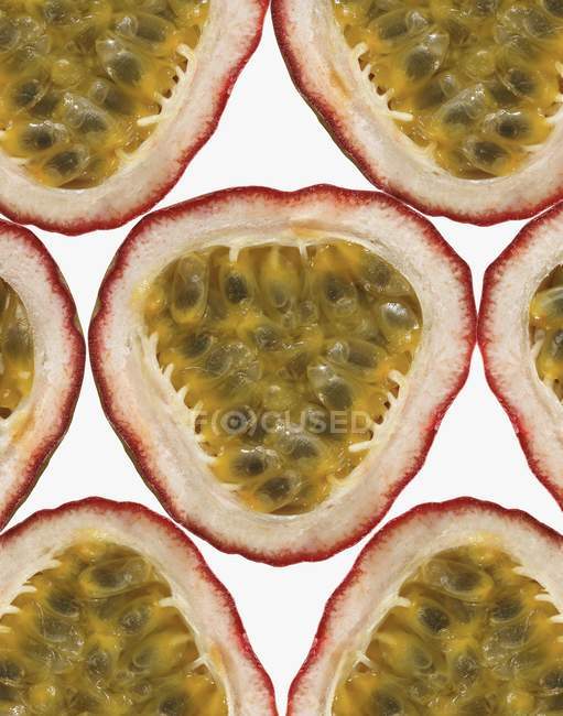 Passion Fruit Slices — Stock Photo