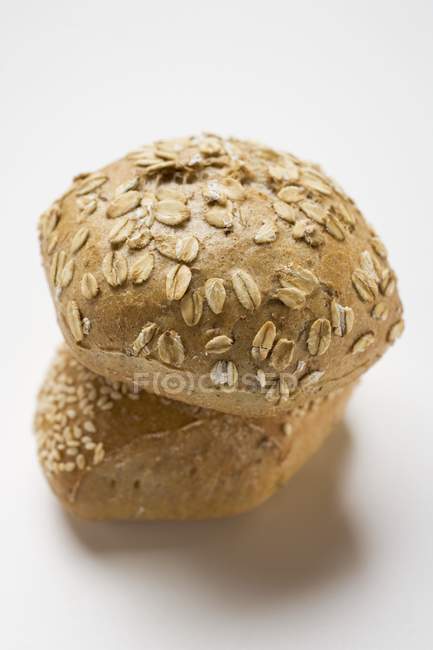 Sesame and wholemeal roll — Stock Photo