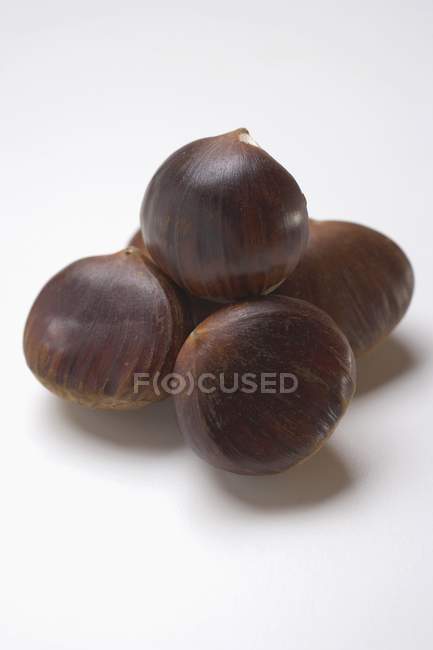 Several chestnuts, close-up — Stock Photo