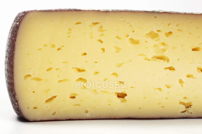 Piece of Lagrein cheese — Stock Photo