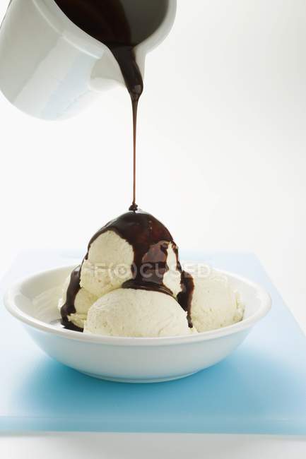 Gelato alla vaniglia — Foto stock