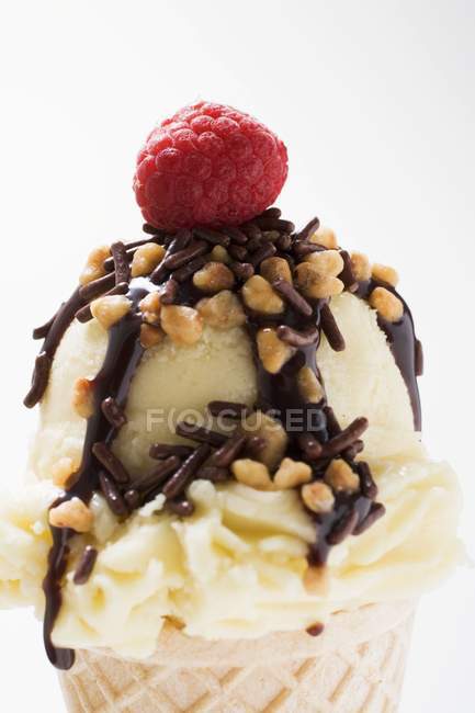Морозиво з шоколадом — стокове фото
