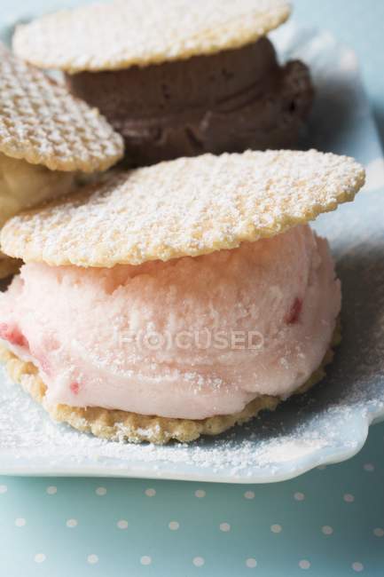 Sanduíches de sorvete — Fotografia de Stock