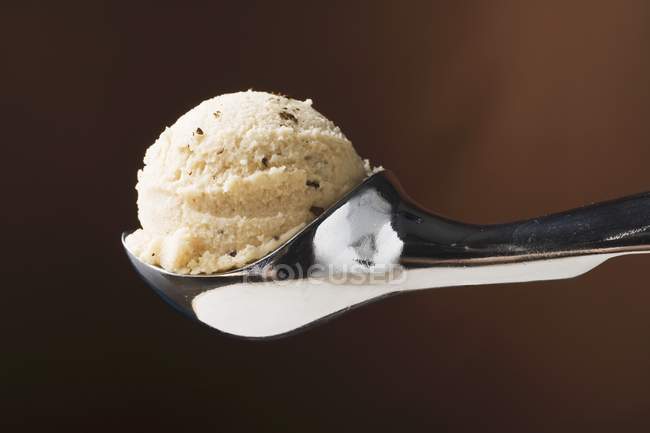 Cuillère de crème glacée — Photo de stock