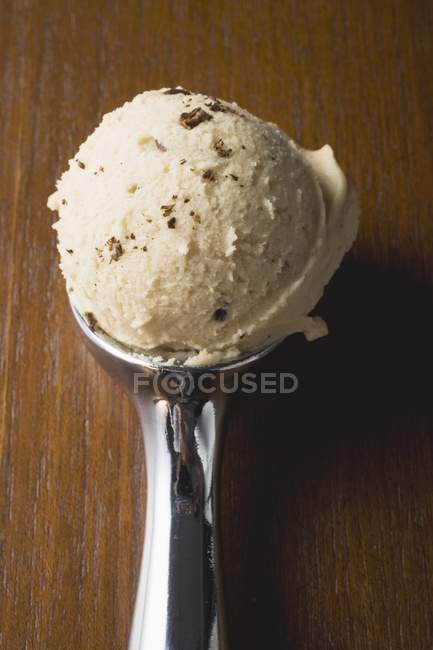 Colher de sorvete — Fotografia de Stock