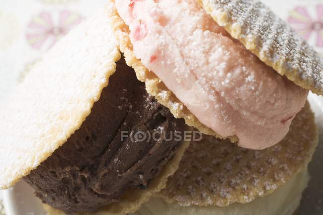 Ice cream sandwiches — Stock Photo