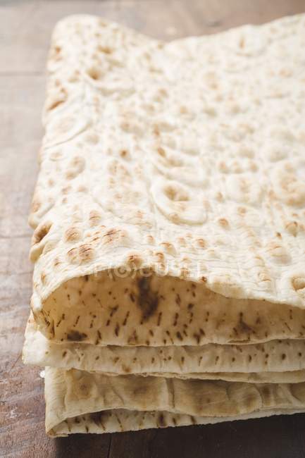 Lavash turca pan plano delgado - foto de stock