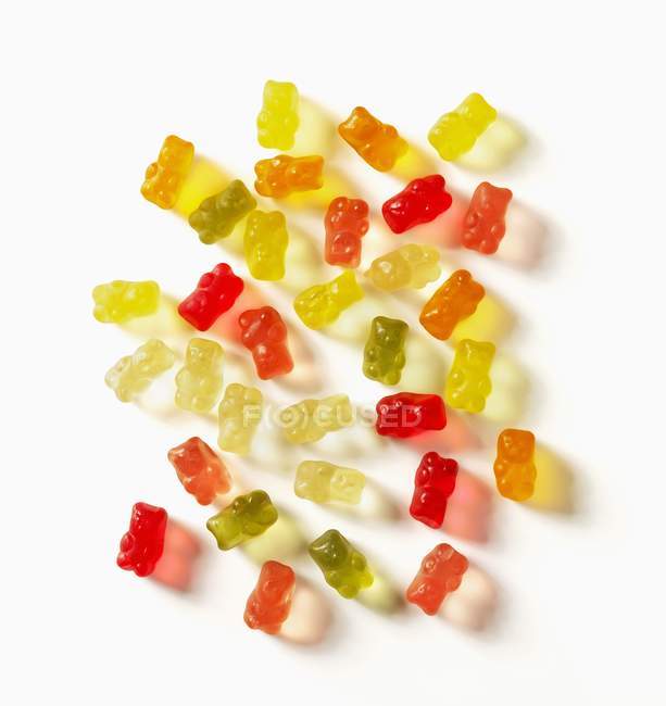 Ours Gummi colorés — Photo de stock