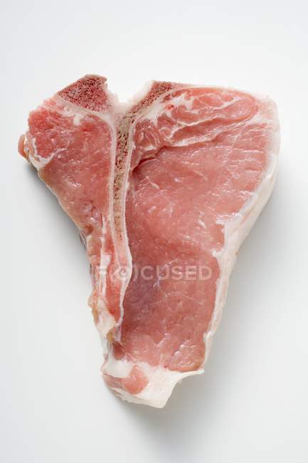 Rohes frisches T-Bone Steak — Stockfoto