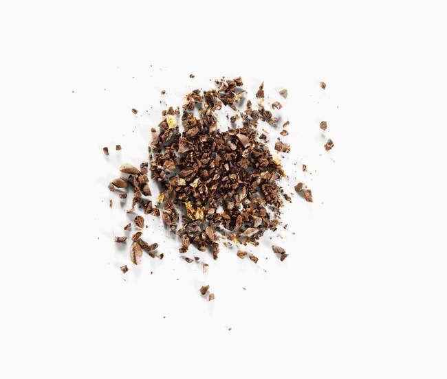 Shredded coffee beans — Stock Photo
