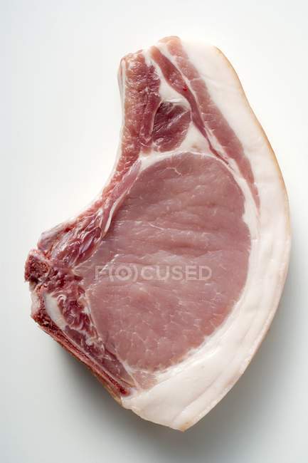 Rohe Schweinekoteletts — Stockfoto