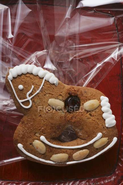 Gingerbread rocking horse — Stock Photo