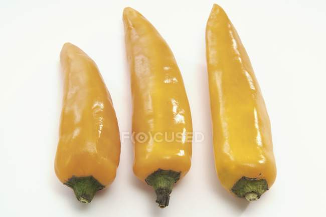 Peperoni di peperoncino arancione — Foto stock
