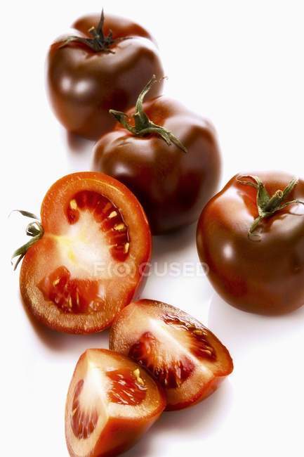 Tomates variedade Kumato — Fotografia de Stock