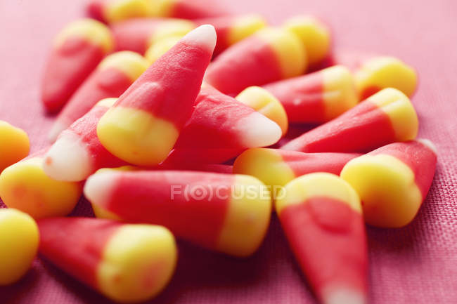 Heap of candy corns — Stock Photo