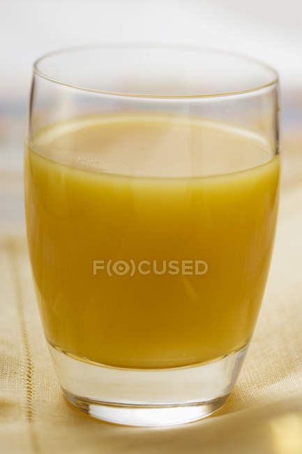 Glas Orangensaft — Stockfoto