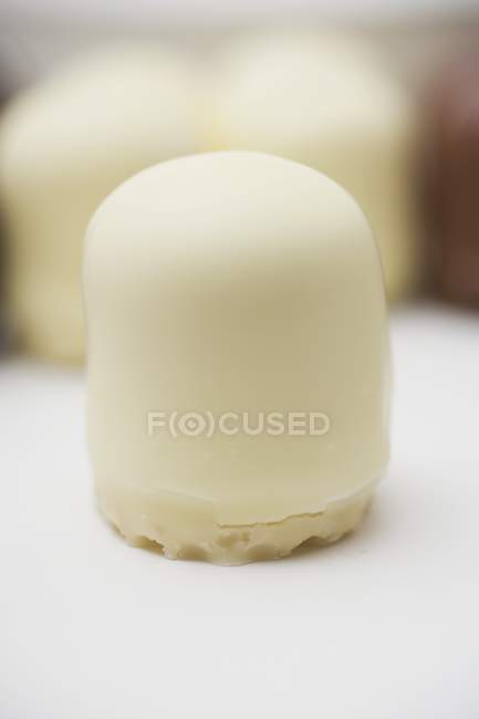Marshmallow coberto de hocolate — Fotografia de Stock