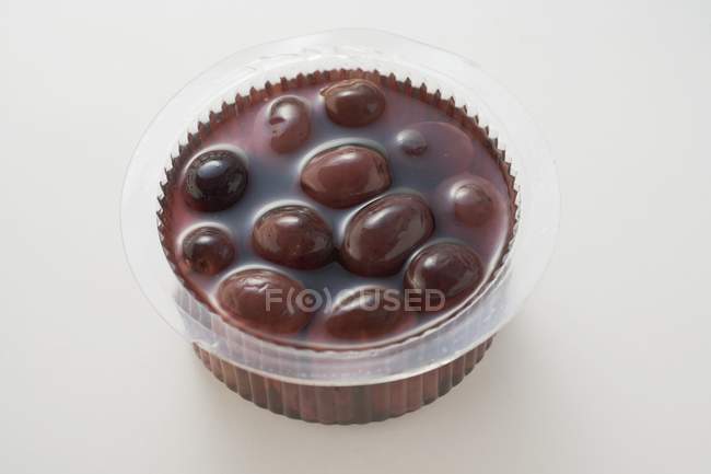 Pickled black olives — Stock Photo