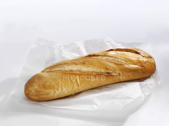 Long white loaf — Stock Photo