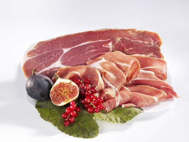 Italian air-dried ham — Stock Photo